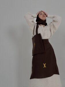 Комплектъ: Сумка - шоперъ , фартукъ, косынка